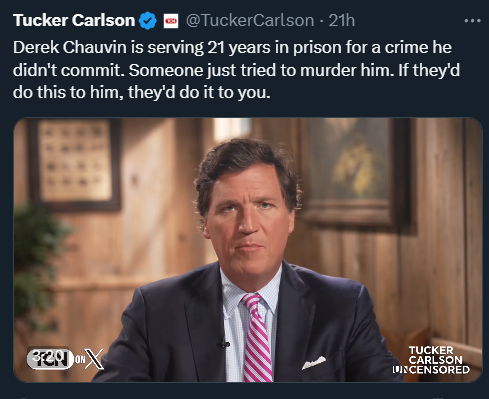 Tucker Carlson Tweet